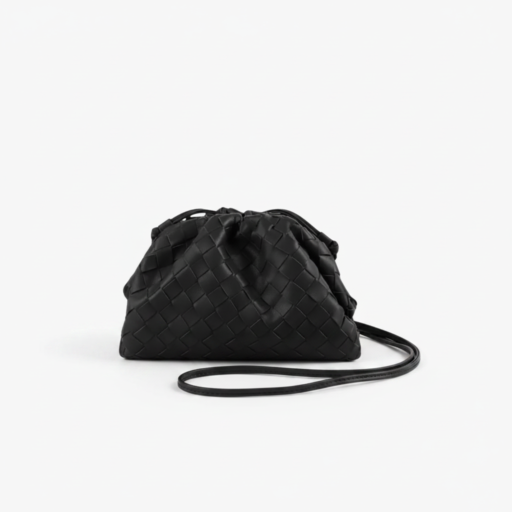 Women's Braided Drawstring Bag Synthetic Leather Everyday Evening Occasion