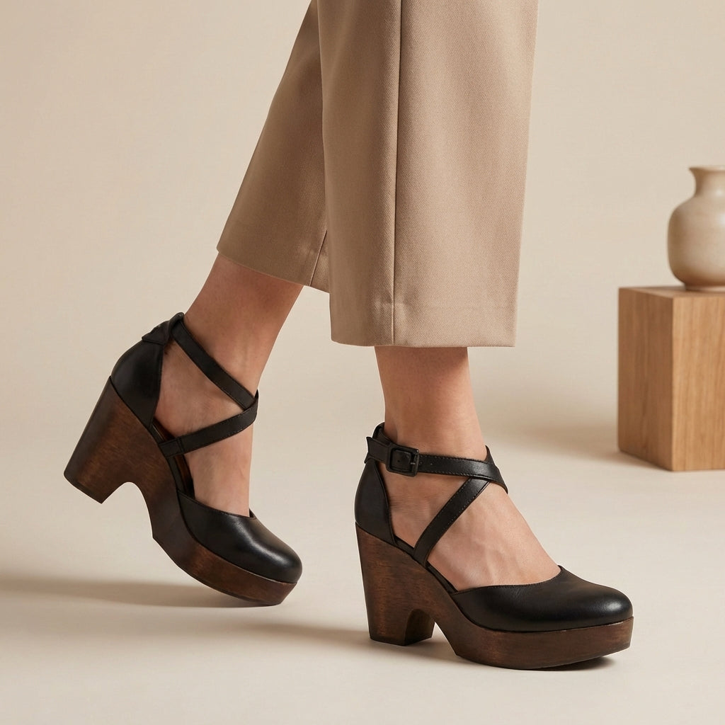 Celine Block Heel Sandals | Elegant Strap Design, Comfortable Fit 0