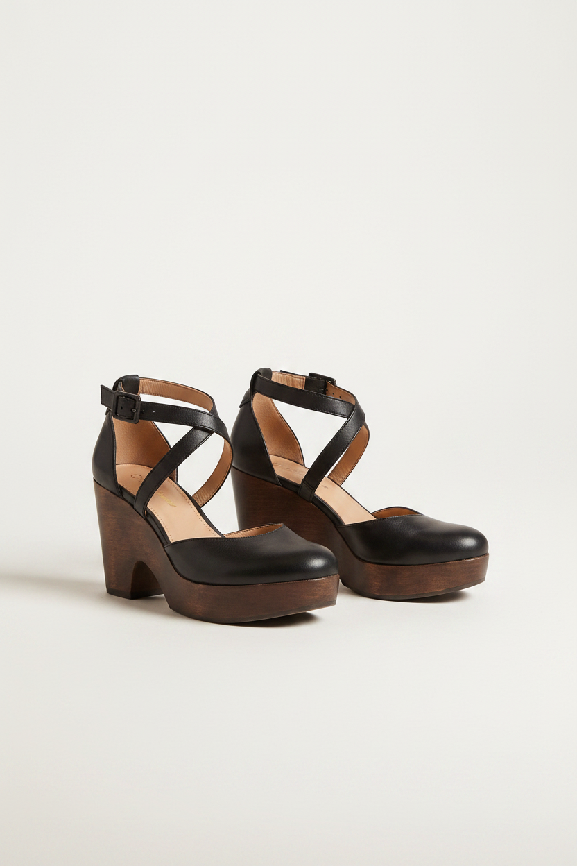 Women's Block Heel Sandals | Elegant Strap Design, Comfortable Fit