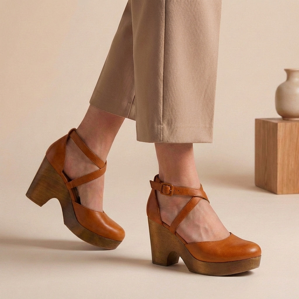 Celine Block Heel Sandals | Elegant Strap Design, Comfortable Fit 1
