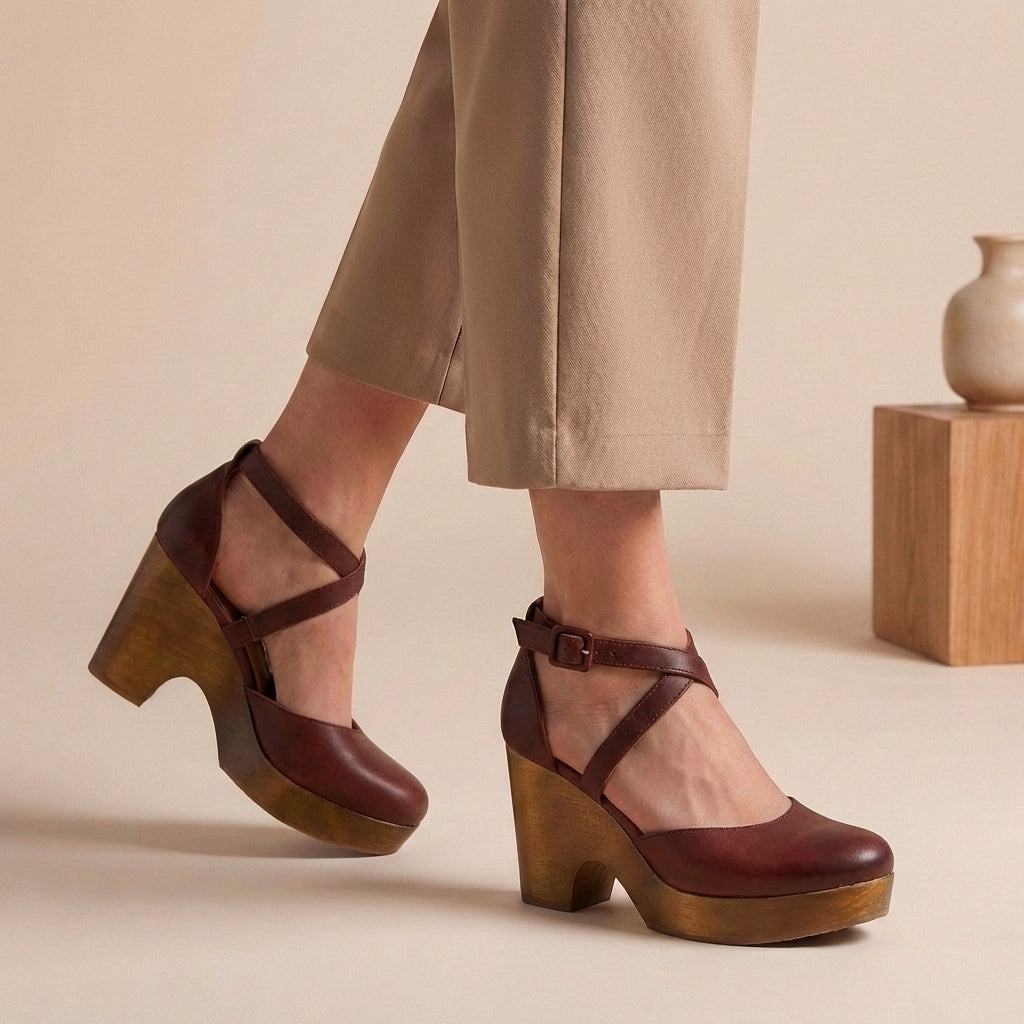 Celine Block Heel Sandals | Elegant Strap Design, Comfortable Fit 4