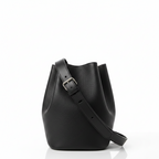 Women's Adjustable Strap Shoulder Bag Removable Inner Pocket Synthetic Leather Multi Compartment