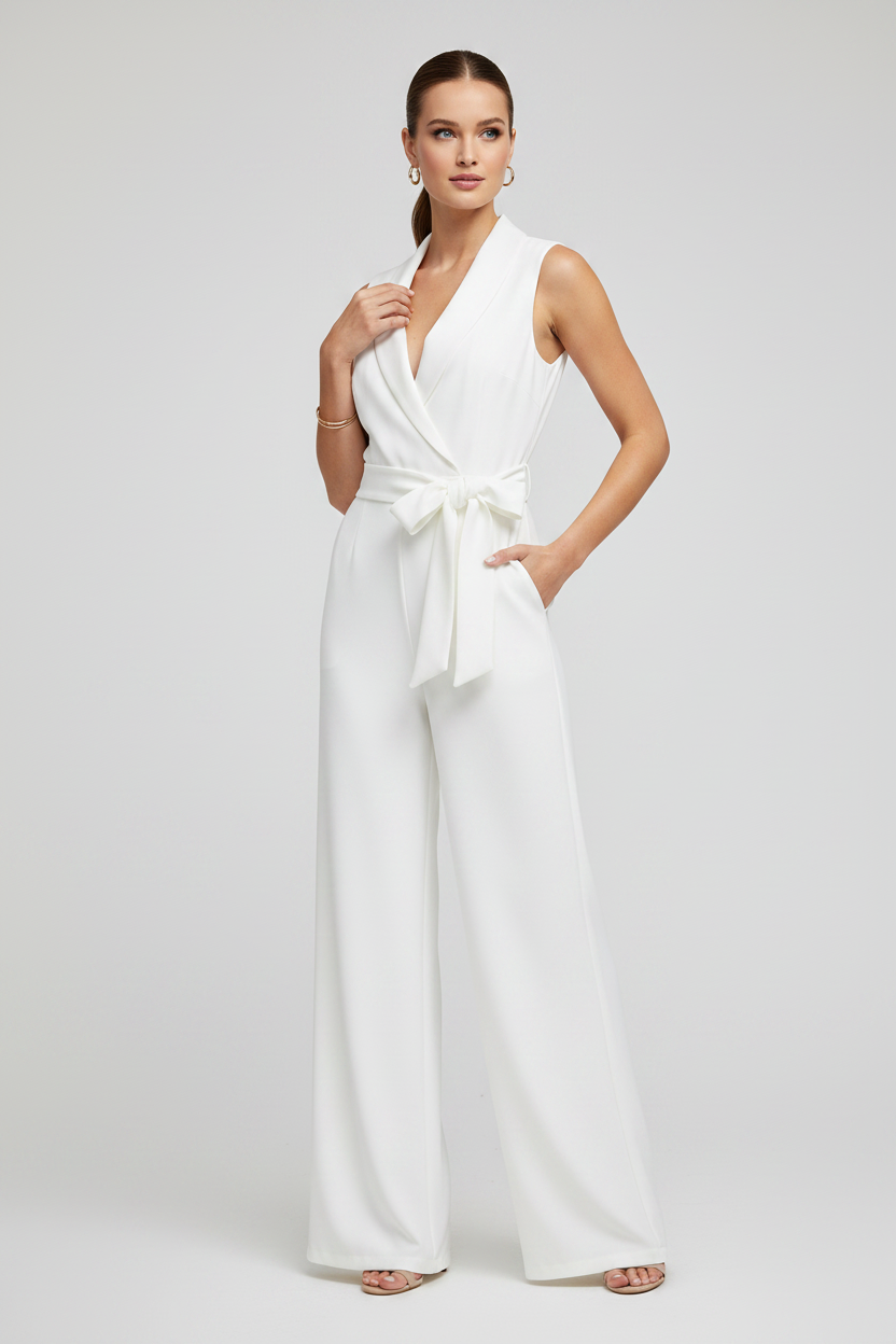 Women's Jumpsuit | Tailored Wide Leg, Elegant Design