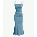 Molly | Maxi Dress Spaghetti Strap Multi-Colour 0