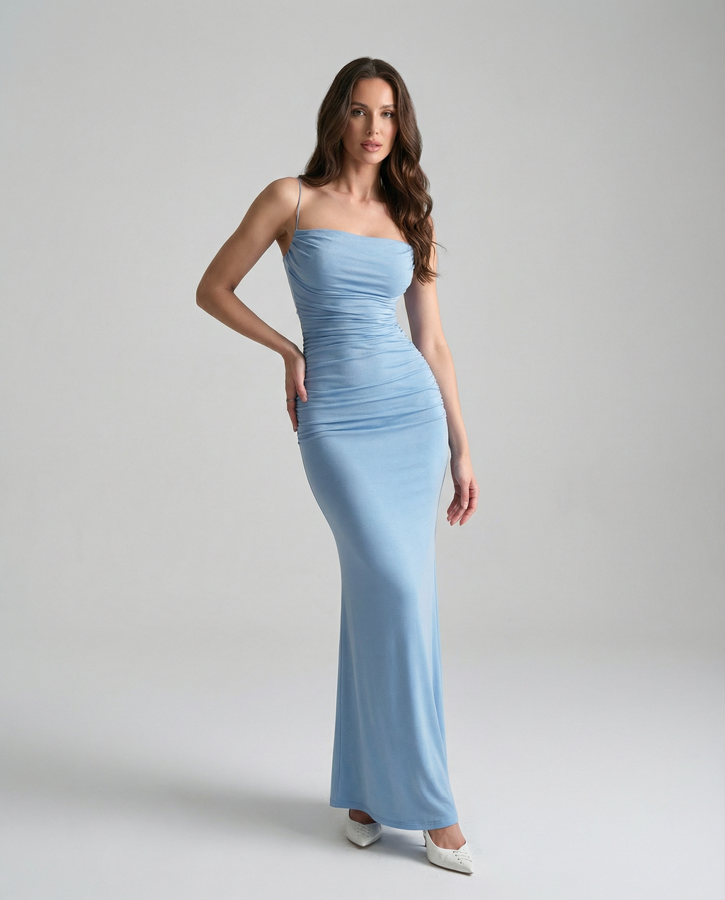 Molly | Maxi Dress Spaghetti Strap Multi-Colour 3