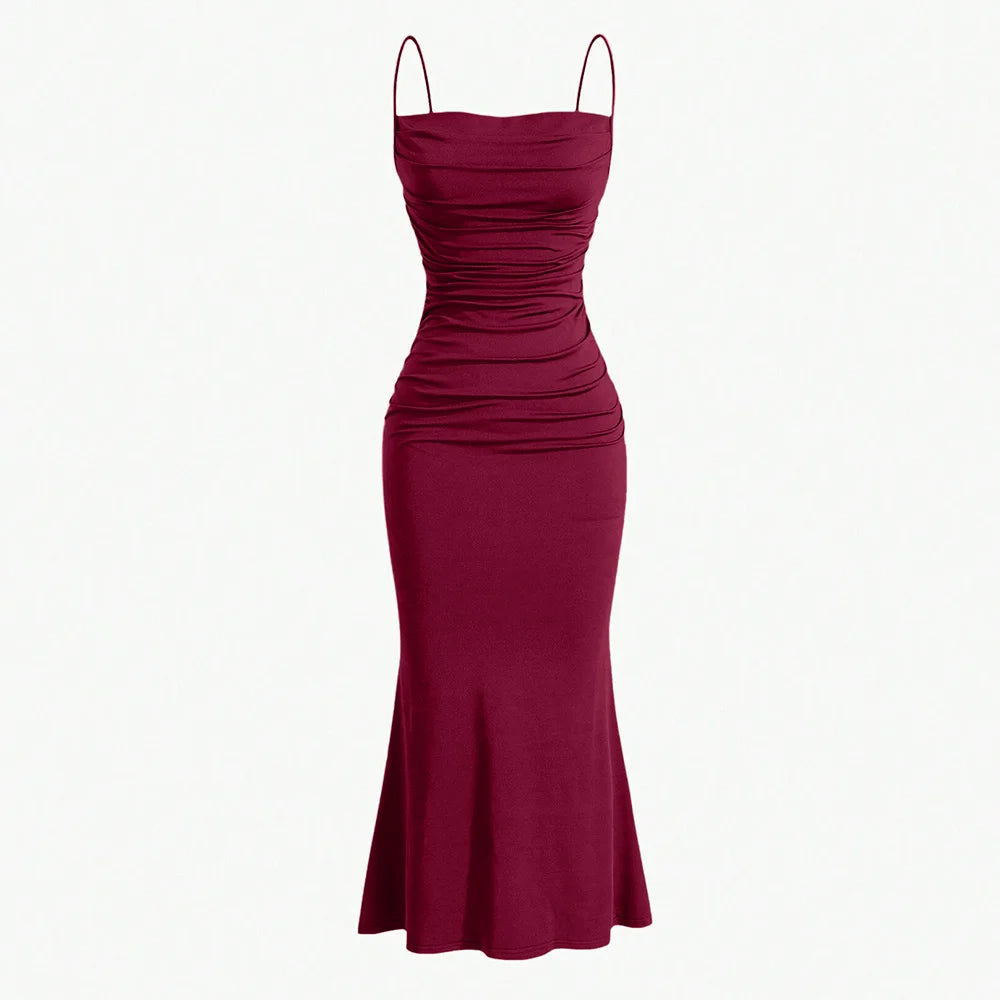 Molly | Maxi Dress Spaghetti Strap Multi-Colour 5