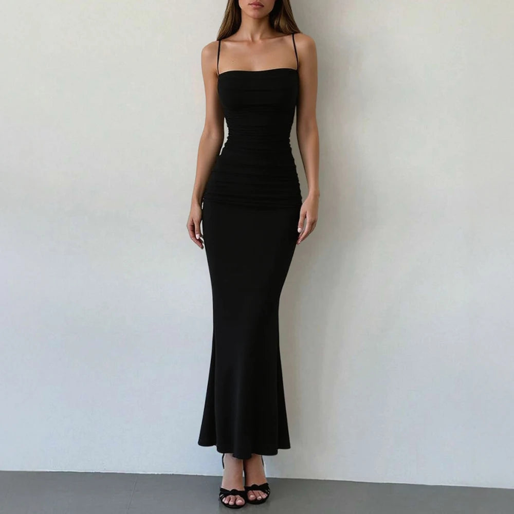 Molly | Maxi Dress Spaghetti Strap Multi-Colour 7