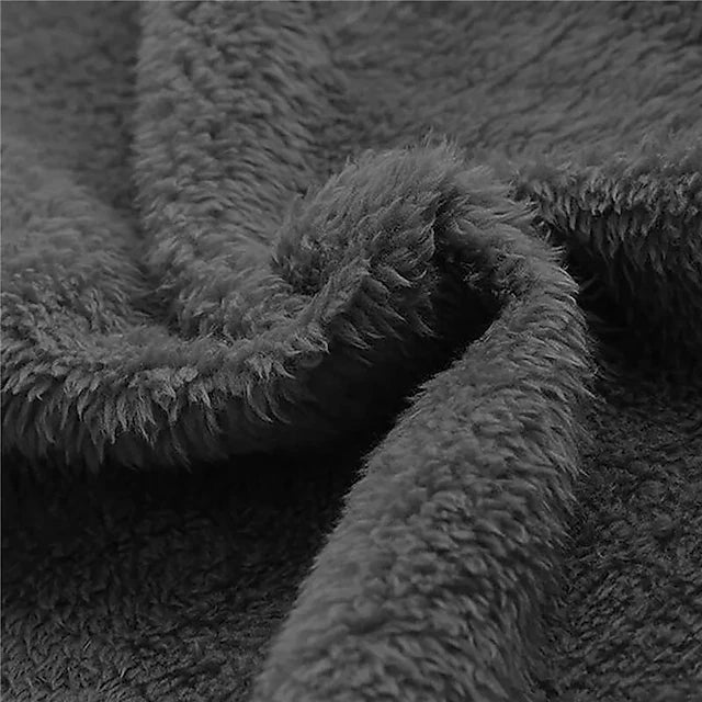 Fuzzy textured jacket lining fabric with soft plush pile