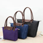 Women's Structured Shoulder Bag Adjustable Strap Oxford Fabric Everyday Companion