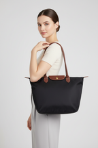 Women's Structured Shoulder Bag Adjustable Strap Oxford Fabric Everyday Companion