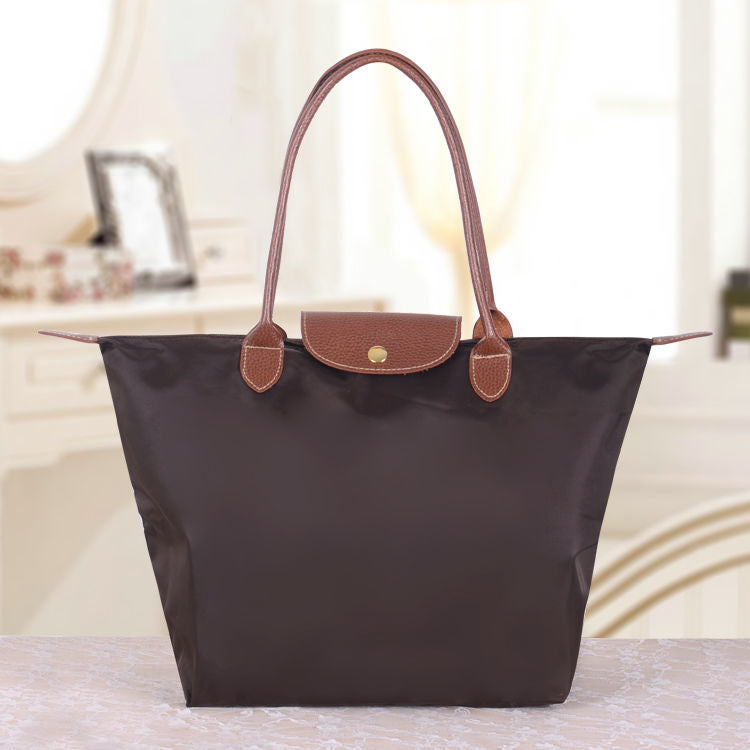 Women's Structured Shoulder Bag Adjustable Strap Oxford Fabric Everyday Companion