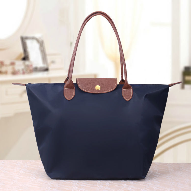 Women's Structured Shoulder Bag Adjustable Strap Oxford Fabric Everyday Companion