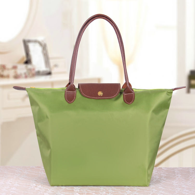 Women's Structured Shoulder Bag Adjustable Strap Oxford Fabric Everyday Companion