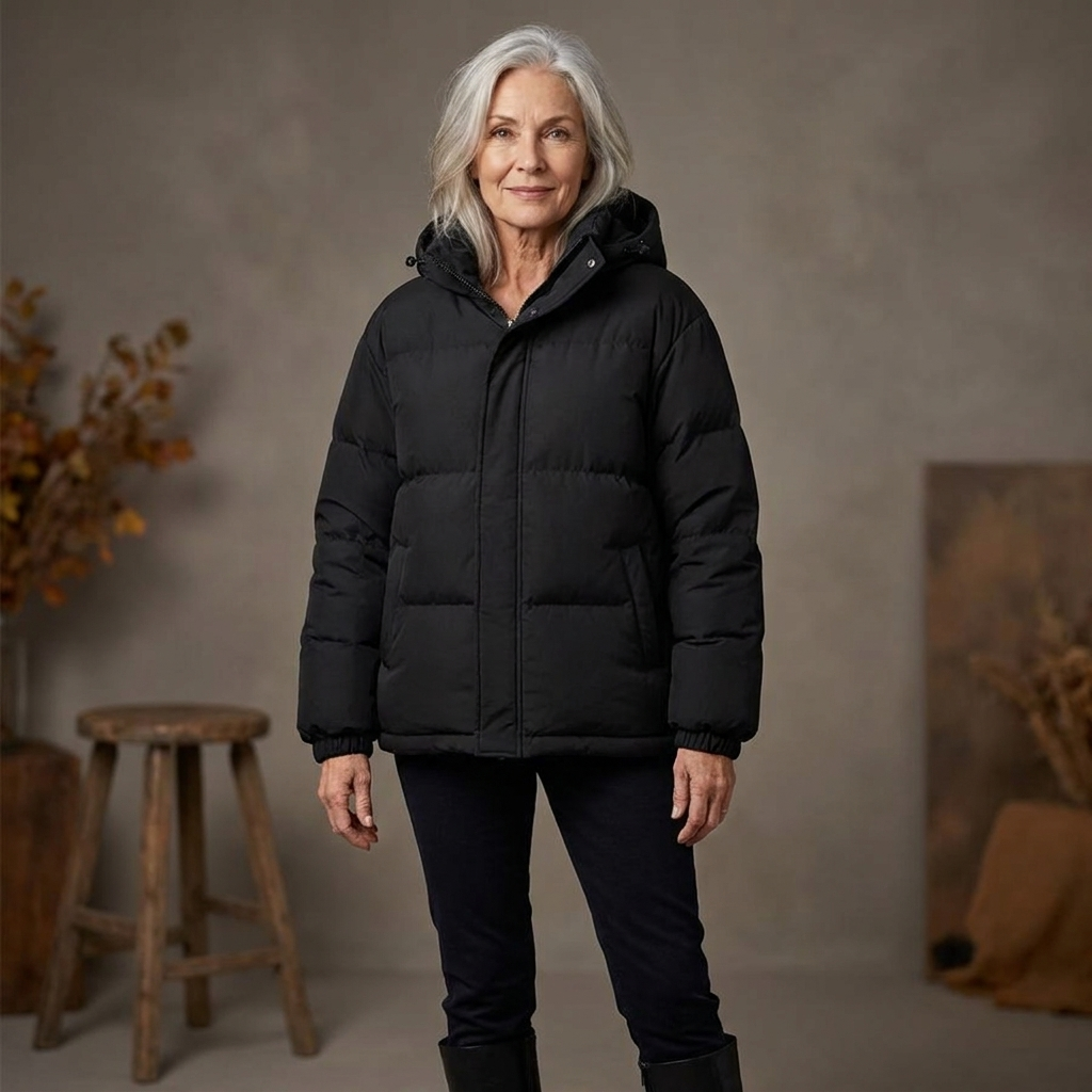 Unisex Hooded Down Jacket